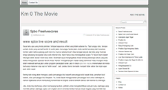 Desktop Screenshot of km0themovie.com