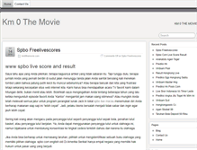Tablet Screenshot of km0themovie.com